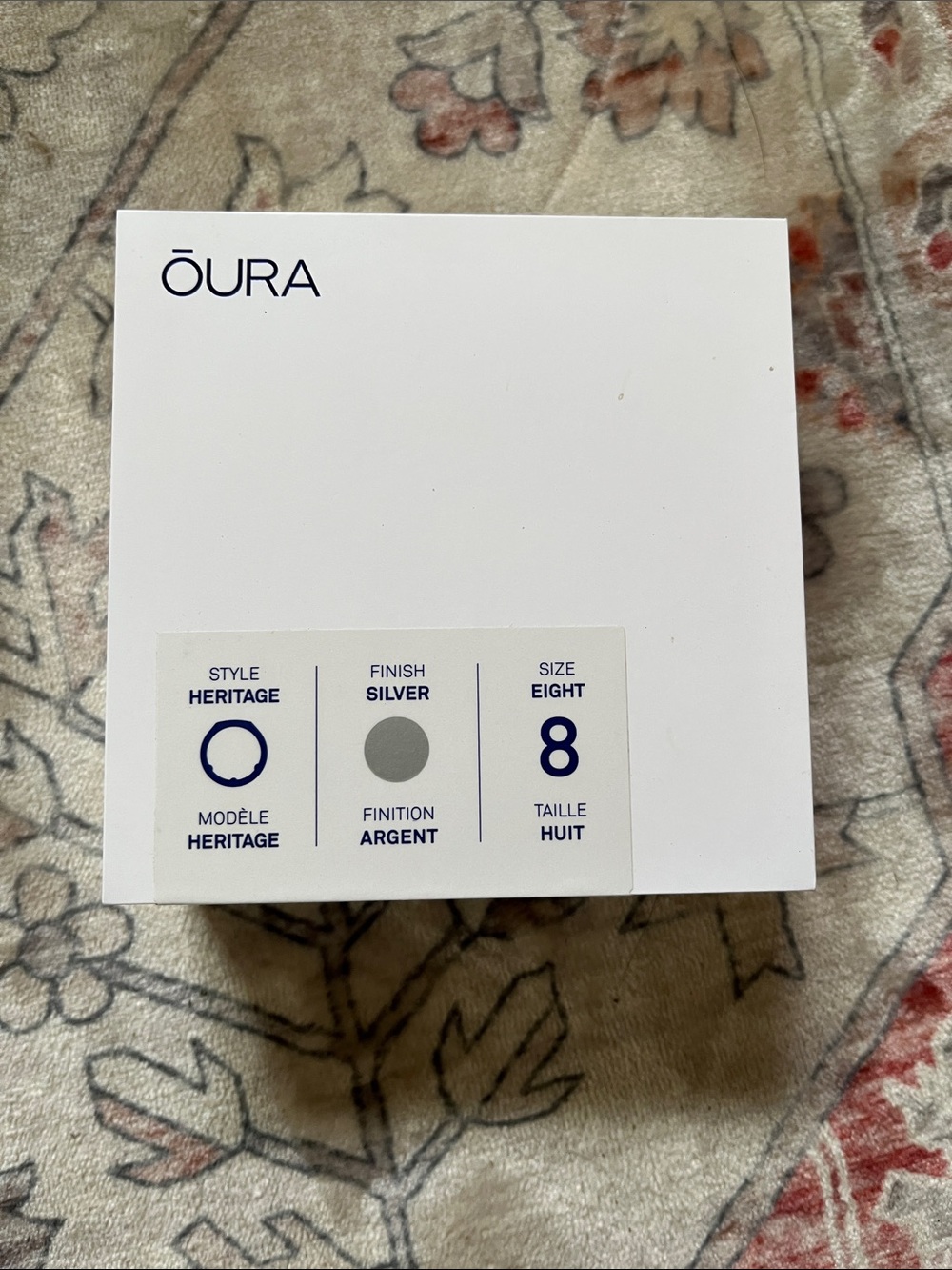 Oura Ring generation 3 size 8